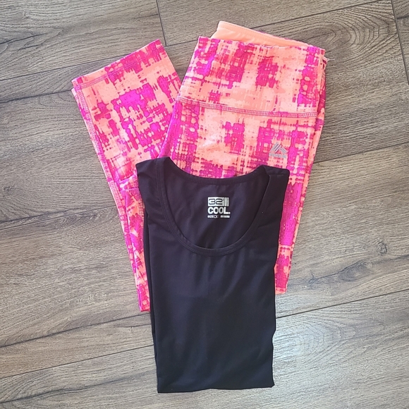 Activewear LOT OF 6- Barely/Gently Worn bottoms & tops- RBX, REFLEX, more- sz M - Picture 2 of 10